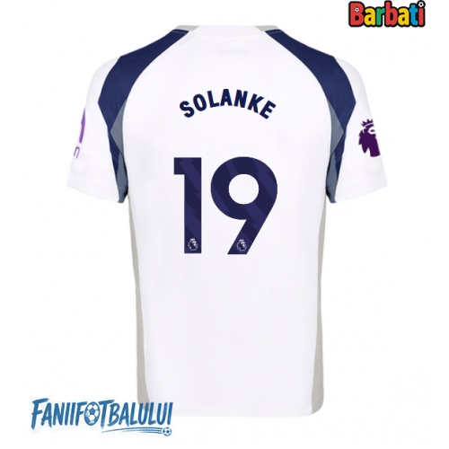 Tottenham Hotspur Dominic Solanke #19 Tricou Fotbal Replică 2025-26 Barbati Acasa Tottenham Hotspur Dominic Solanke #19 Tricou Fotbal Replică 2025-26 Barbati Acasa